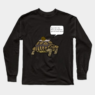 Slow & Slower: the Tortoise & the Snail Long Sleeve T-Shirt